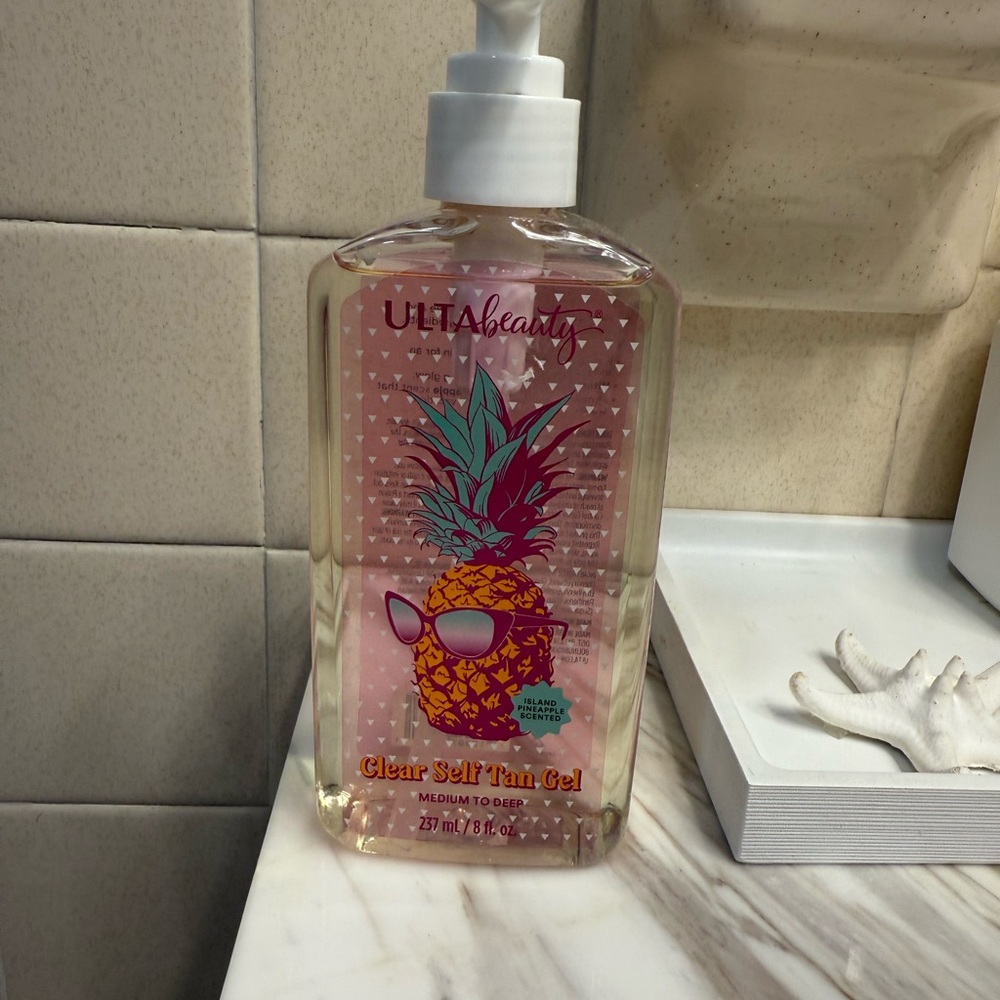 Ulta Beauty Pink and White Suncare Gel